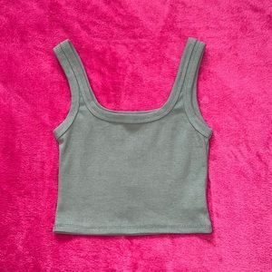 Ribbed Crop Tank
